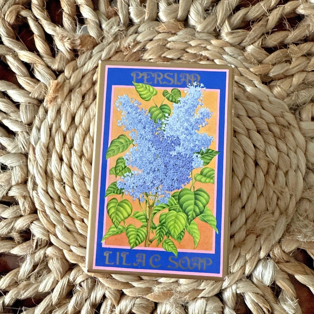 NEW Crabtree & Evelyn Savon Persian Lilac Bath‎ Bar Soap 3.5 oz DISCONTINUED VTG